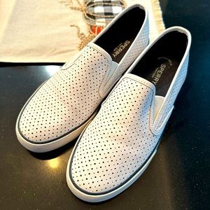 Sperry Topsiders Womens White size 10